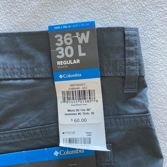 Men’s 36x30 Columbia pants - Picture 3 of 6